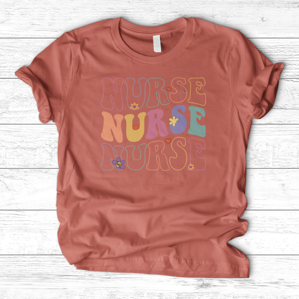 ''Retro Nurse'' T-Shirt