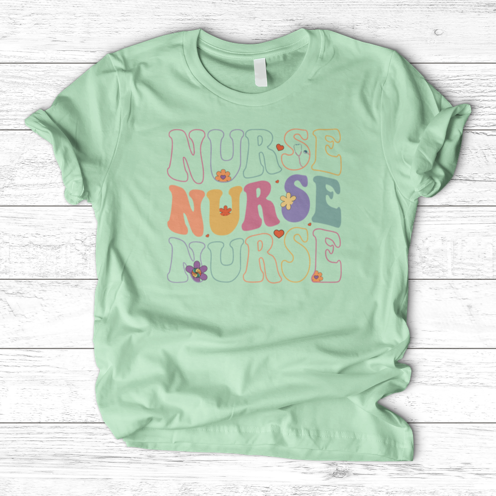 ''Retro Nurse'' T-Shirt