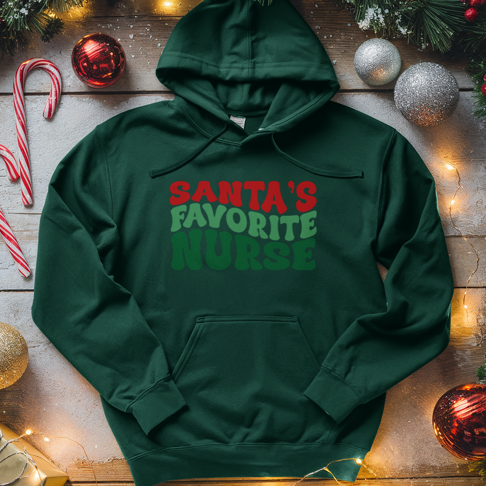 ''Santa's Favorite Nurse'' Hoodie