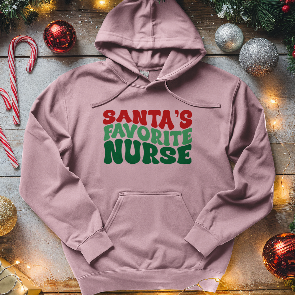 ''Santa's Favorite Nurse'' Hoodie