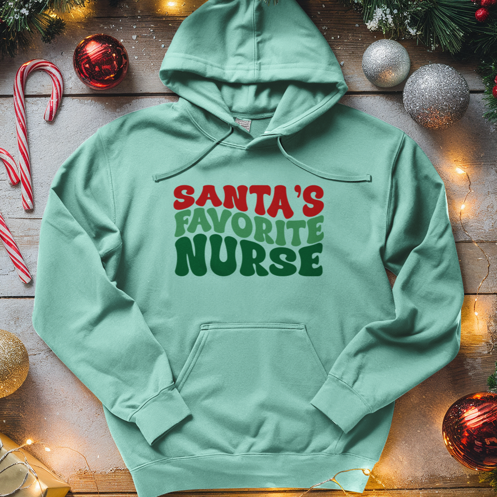 ''Santa's Favorite Nurse'' Hoodie