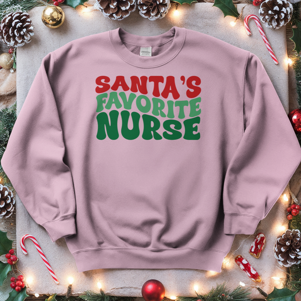 ''Santa's Favorite Nurse'' Sweatshirt