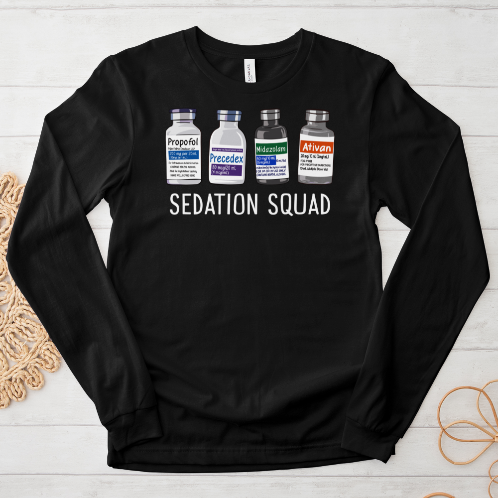 ''Sedation Squad'' Long Sleeve T-Shirt