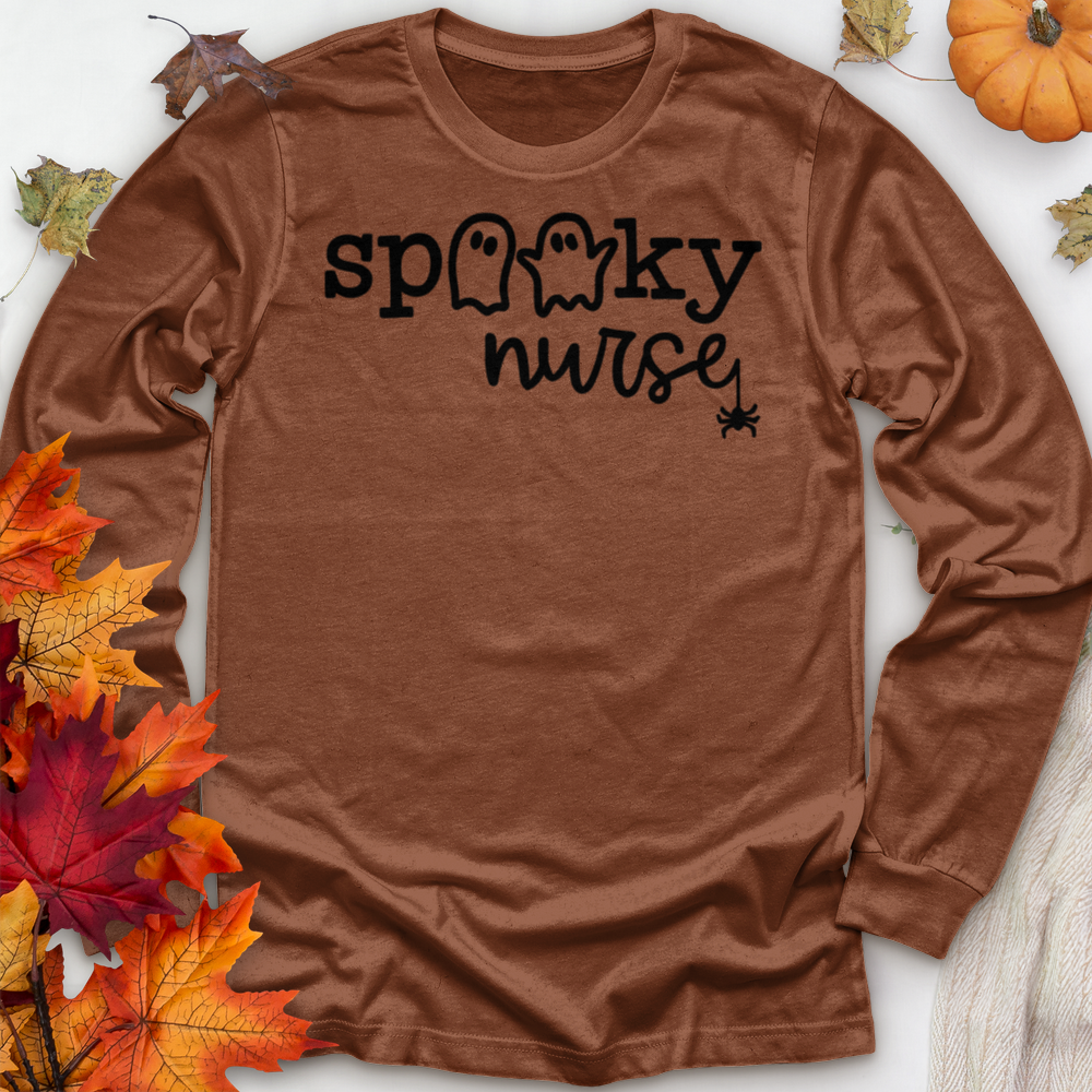 ''Spooky Nurse'' Long Sleeve T-Shirt