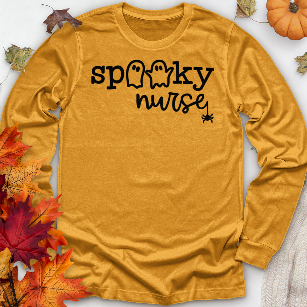 ''Spooky Nurse'' Long Sleeve T-Shirt