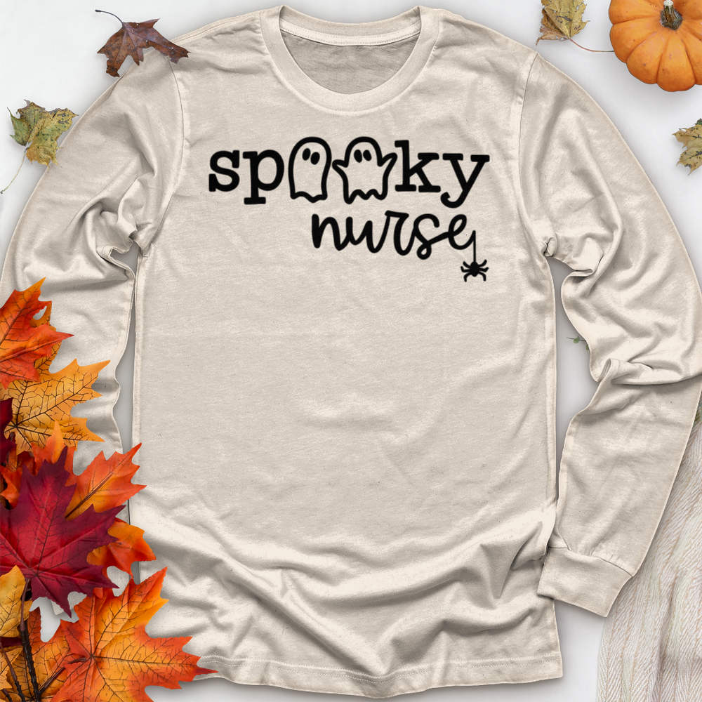 ''Spooky Nurse'' Long Sleeve T-Shirt