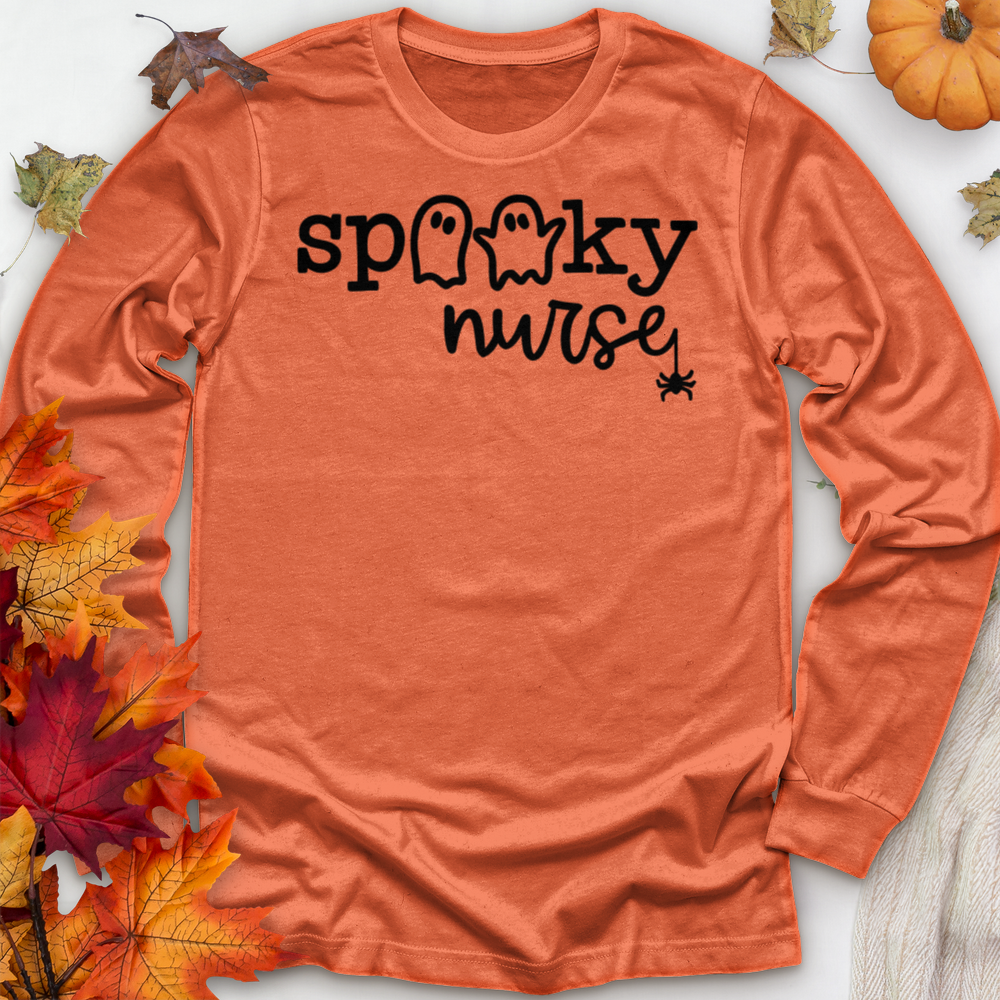 ''Spooky Nurse'' Long Sleeve T-Shirt