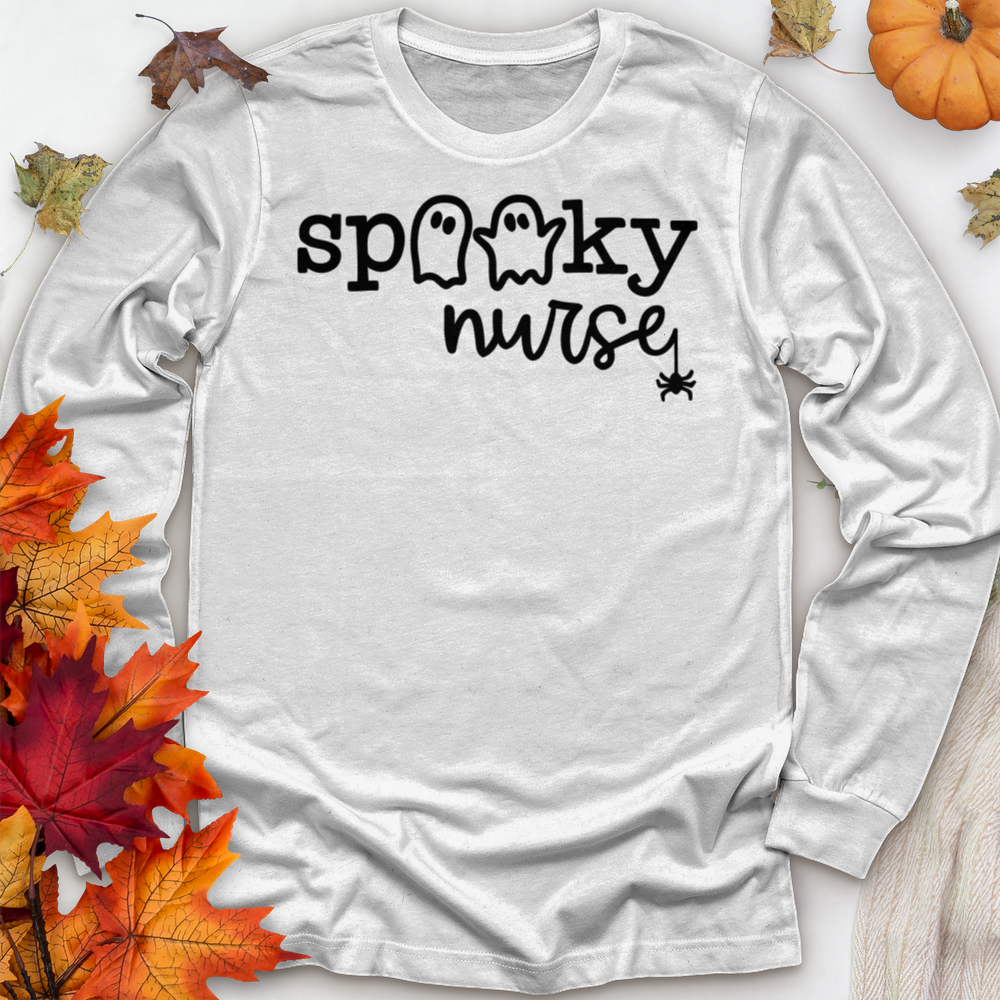 ''Spooky Nurse'' Long Sleeve T-Shirt