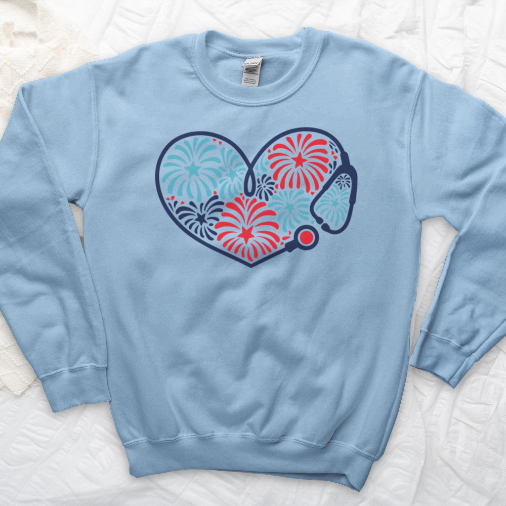 ''Stethoscope Fireworks'' Sweatshirt