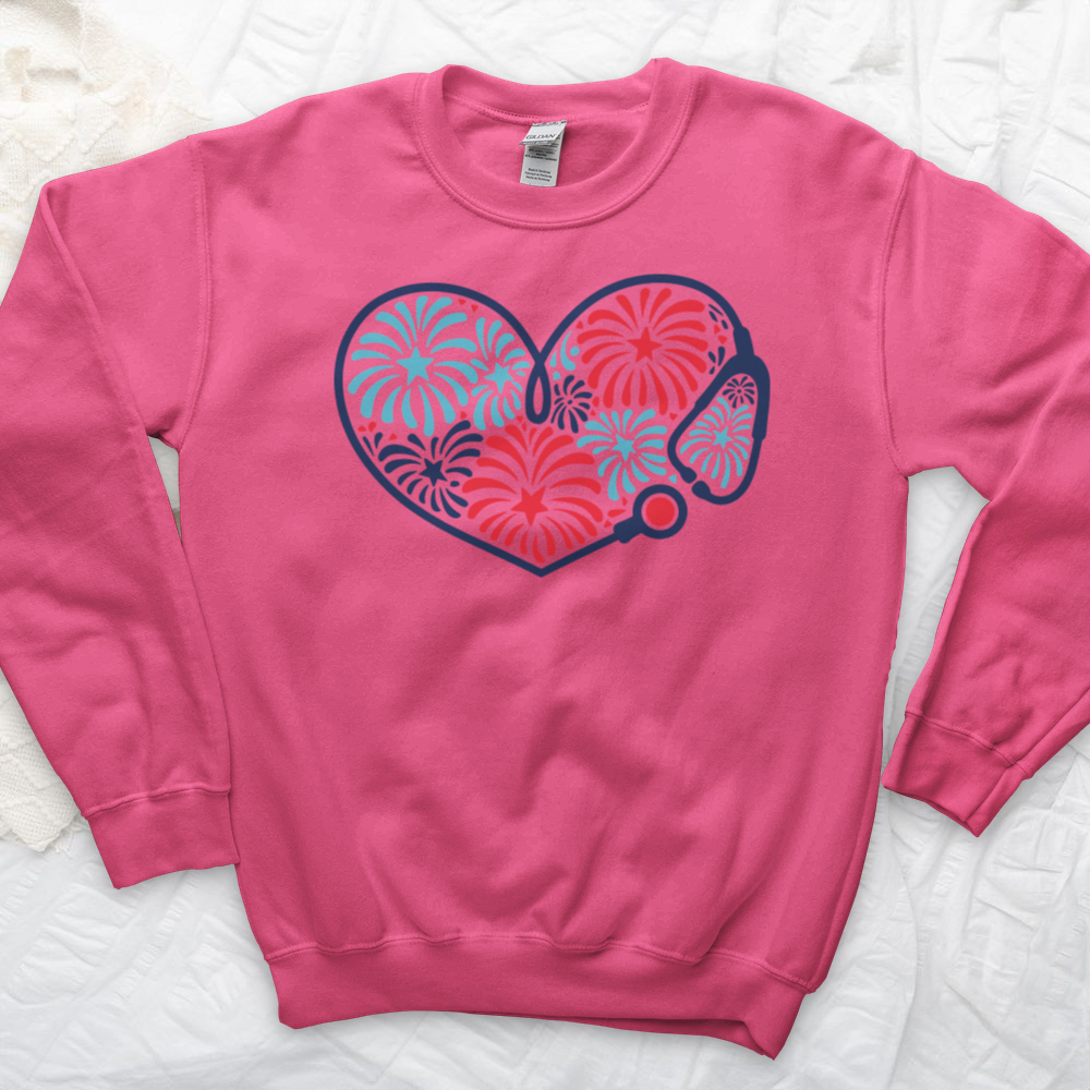 ''Stethoscope Fireworks'' Sweatshirt