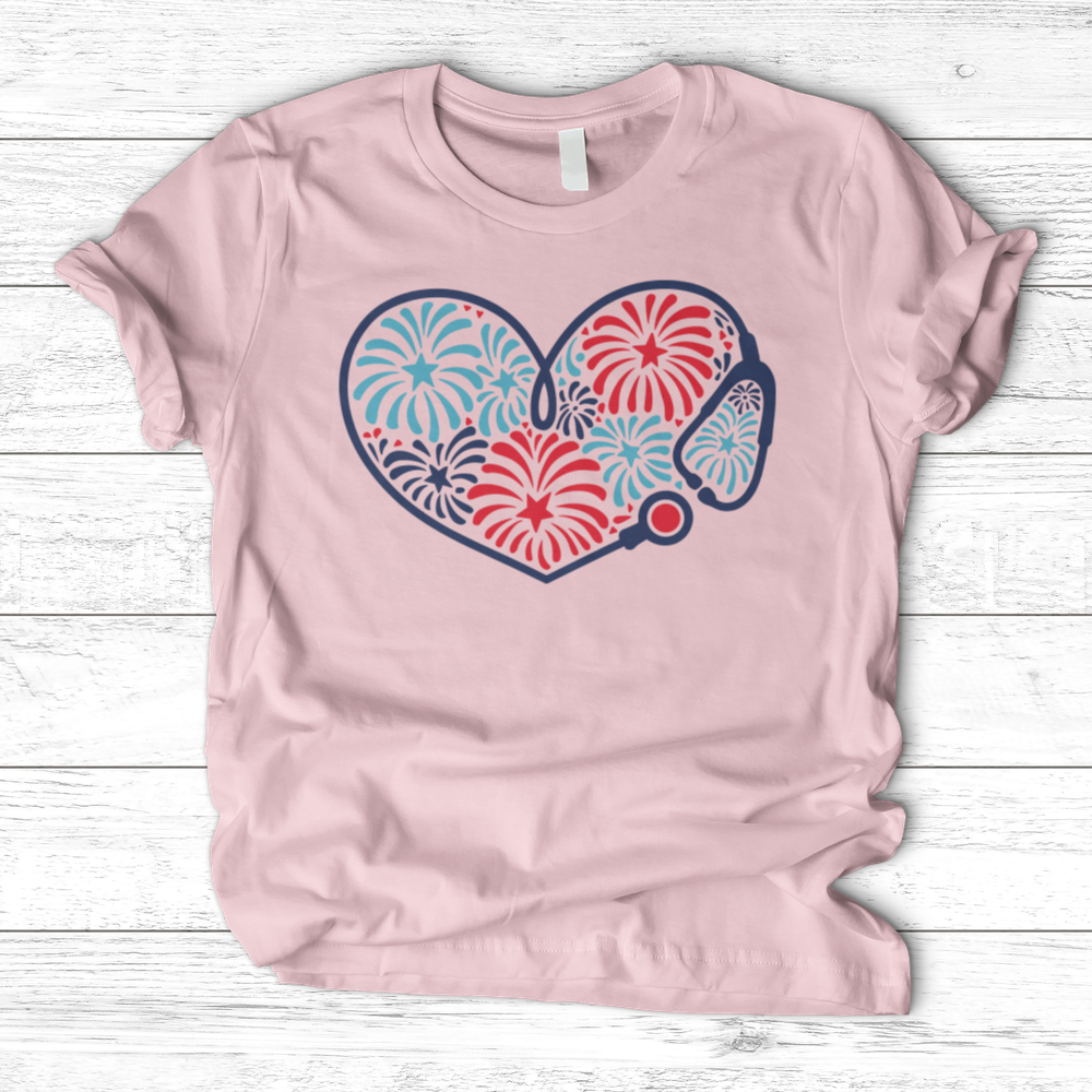 ''Stethoscope Fireworks'' T-Shirt