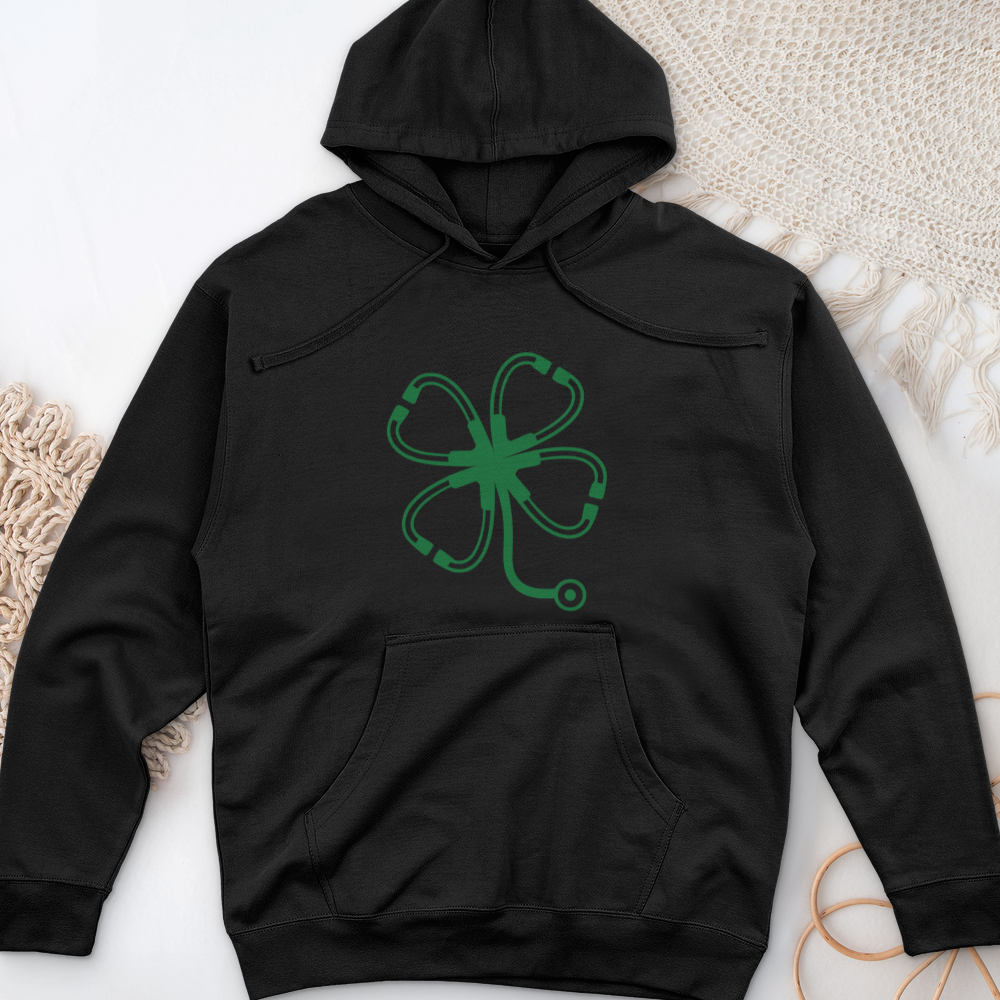 ''Stethoscope Shamrock'' Hoodie