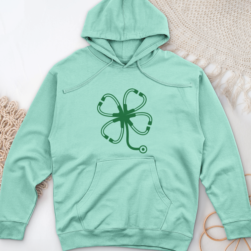 ''Stethoscope Shamrock'' Hoodie