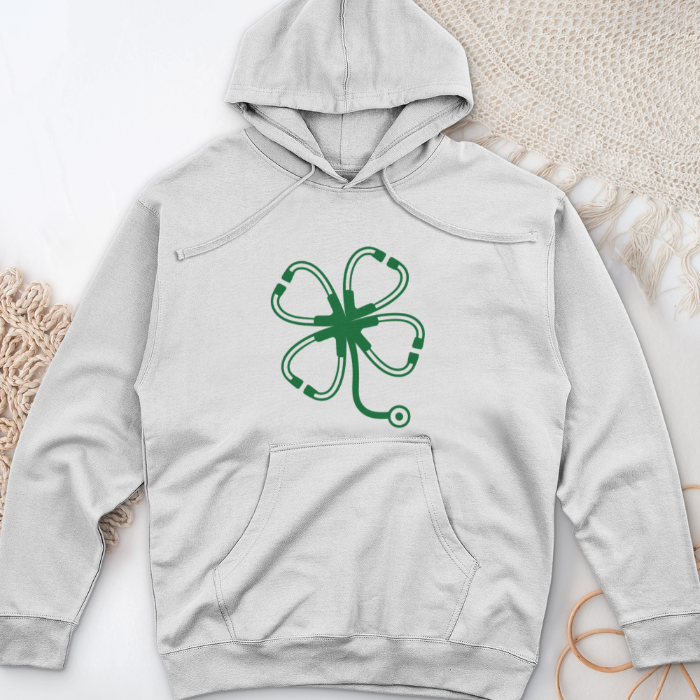 ''Stethoscope Shamrock'' Hoodie