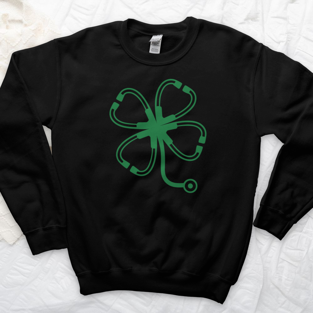 ''Stethoscope Shamrock'' Sweatshirt