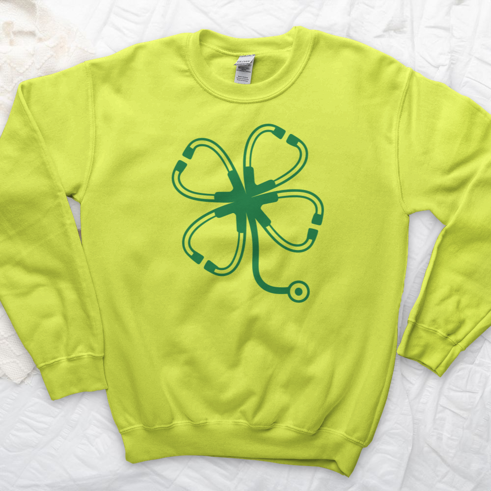 ''Stethoscope Shamrock'' Sweatshirt