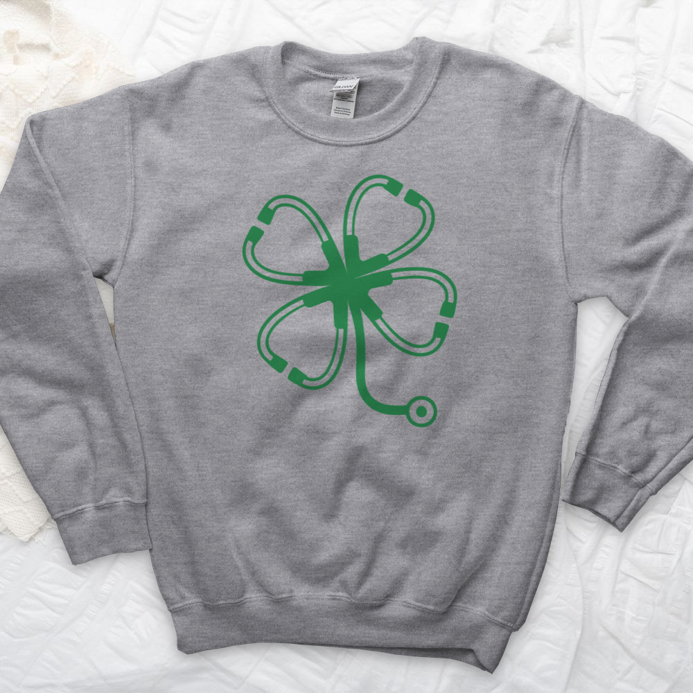 ''Stethoscope Shamrock'' Sweatshirt