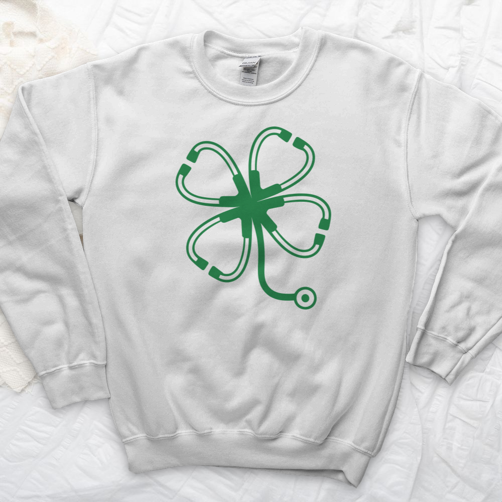 ''Stethoscope Shamrock'' Sweatshirt