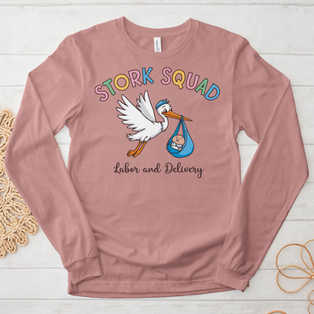 ''Stork Squad''  Long Sleeve T-Shirt