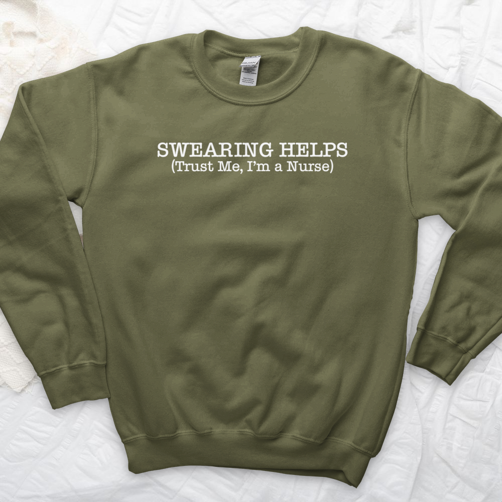 ''Swearing Helps'' Sweatshirt