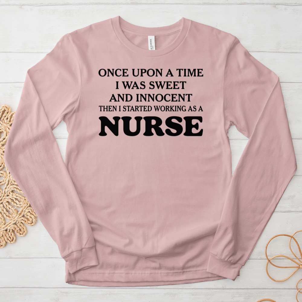 ''Sweet Innocent Nurse'' Long Sleeve T-Shirt