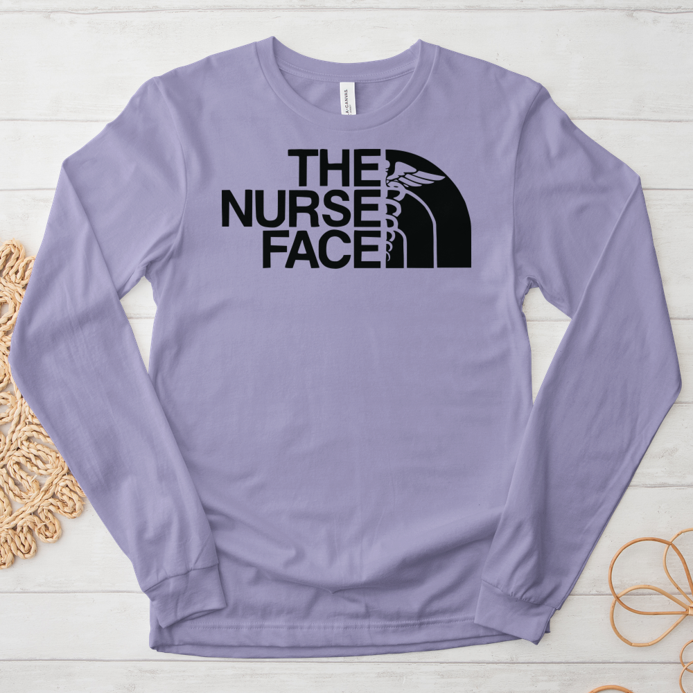 ''The Nurse Face'' Long Sleeve T-Shirt