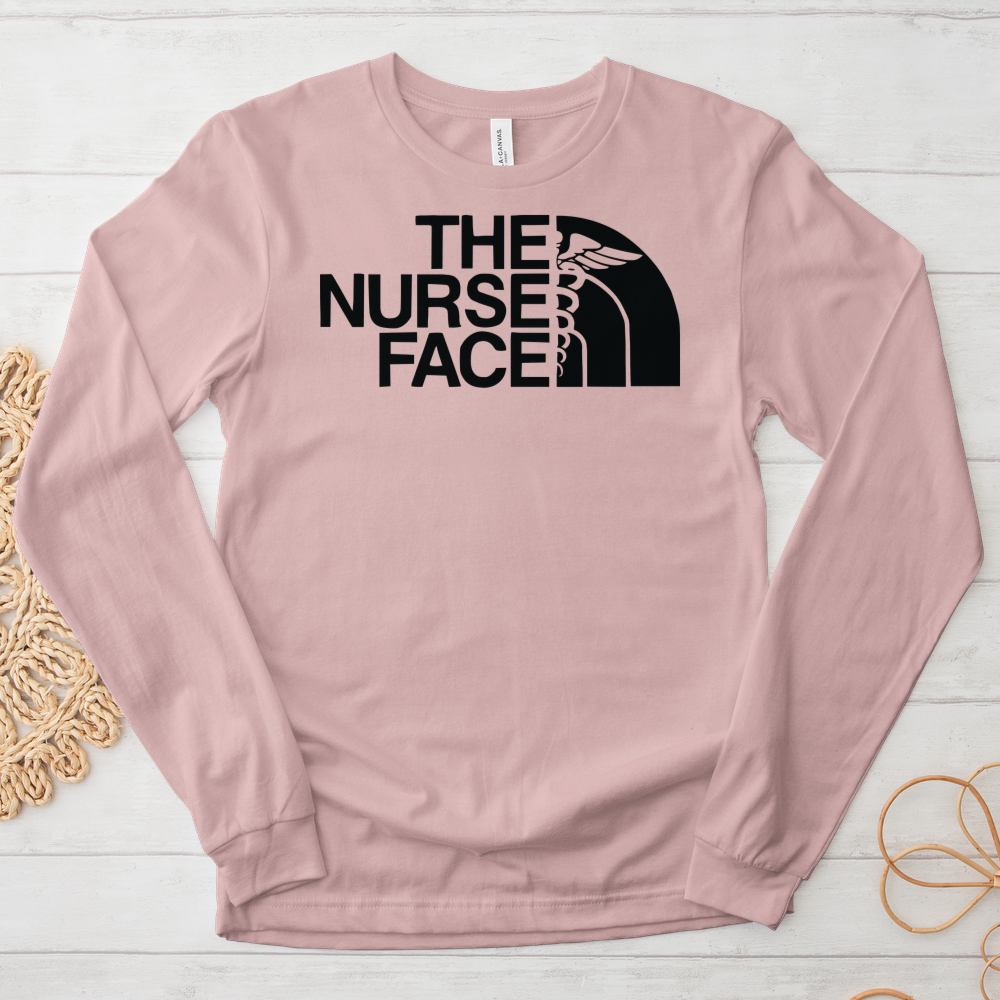 ''The Nurse Face'' Long Sleeve T-Shirt