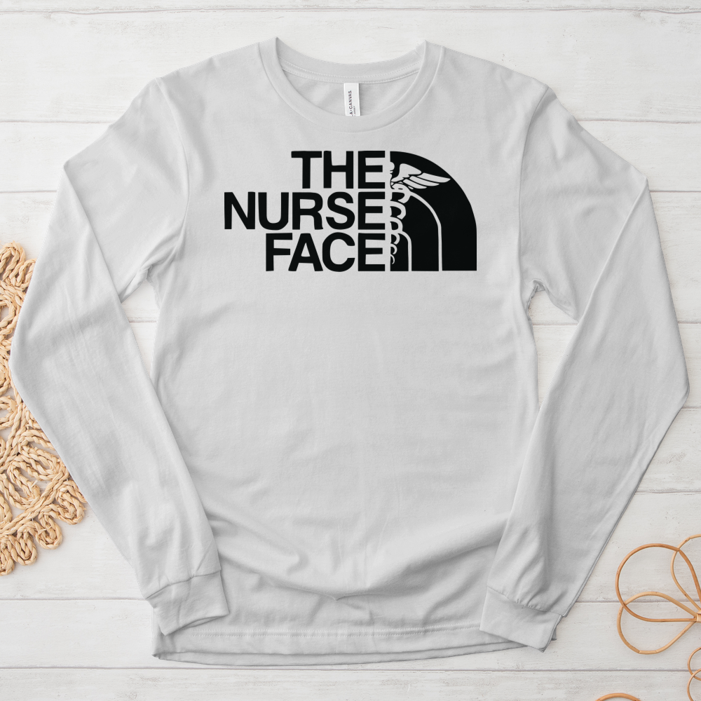 ''The Nurse Face'' Long Sleeve T-Shirt