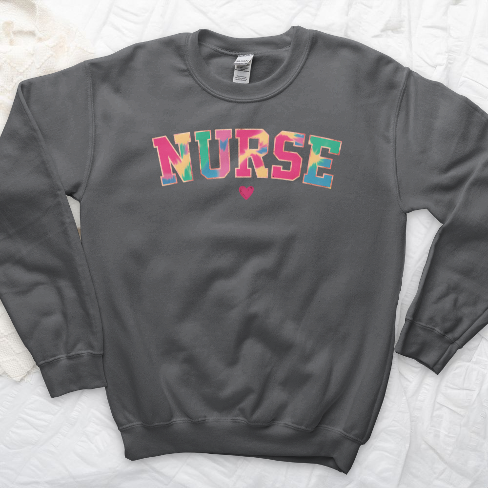 ''Tie Dye Nurse'' Sweatshirt