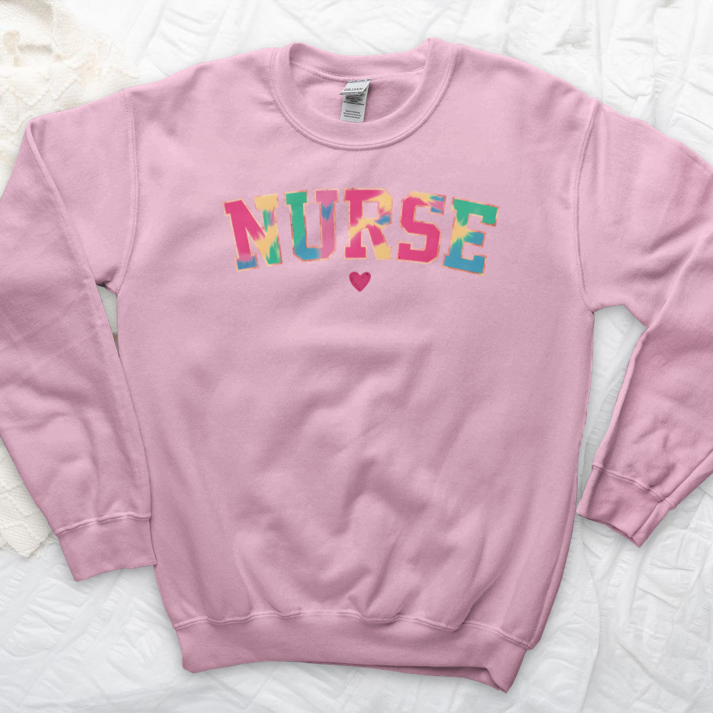 ''Tie Dye Nurse'' Sweatshirt