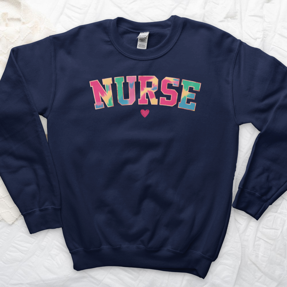 ''Tie Dye Nurse'' Sweatshirt