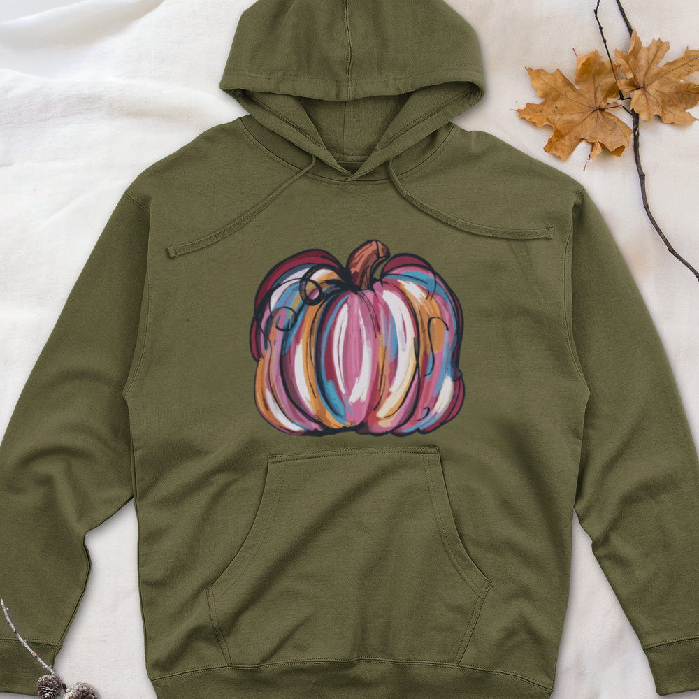 ''Watercolor Pumpkin''  Hoodie