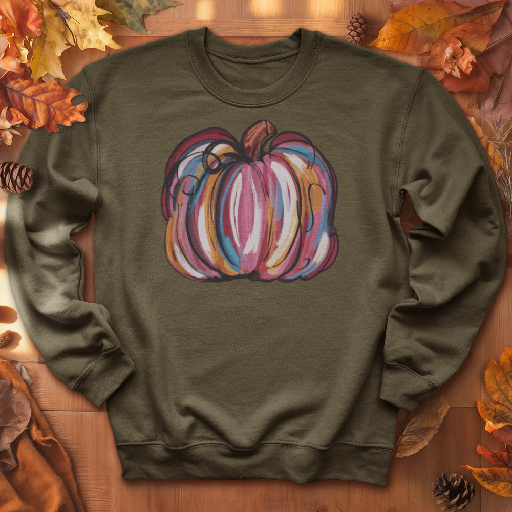 ''Watercolor Pumpkin'' Sweatshirt