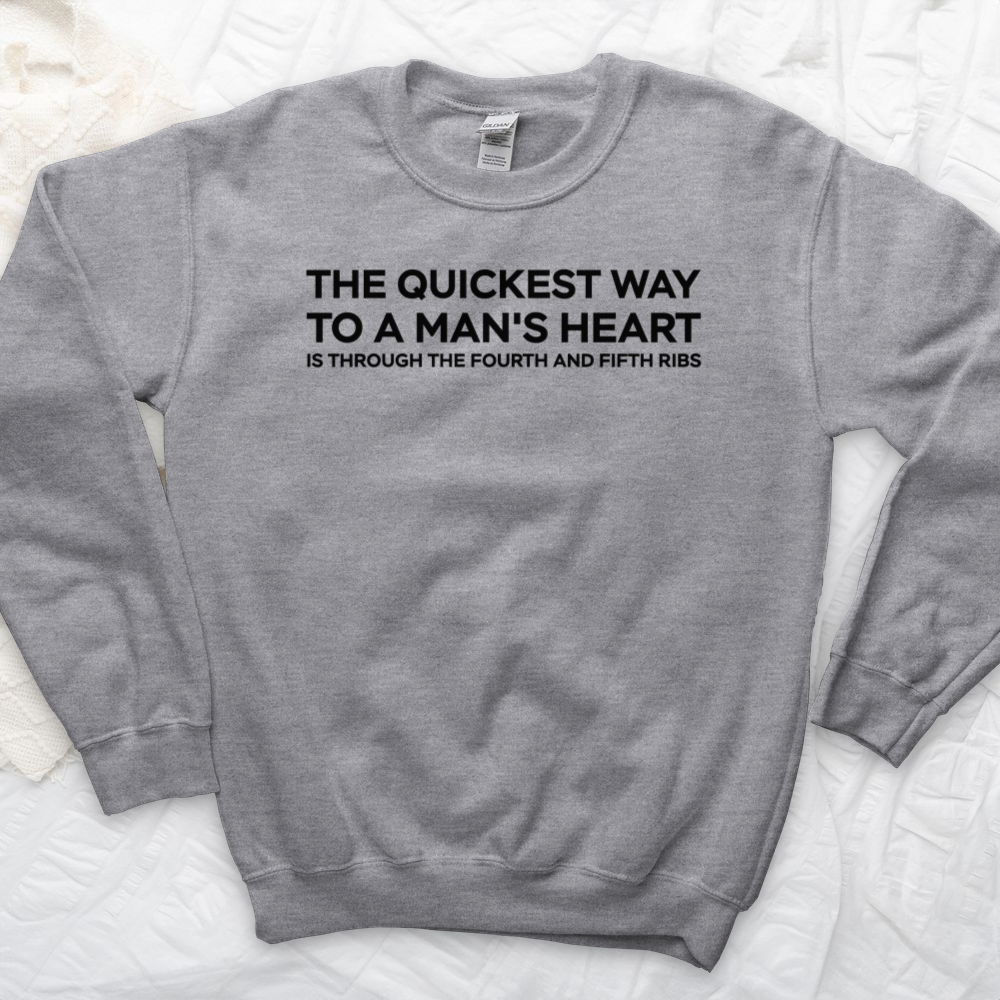 ''Way to a Man's Heart'' Sweatshirt