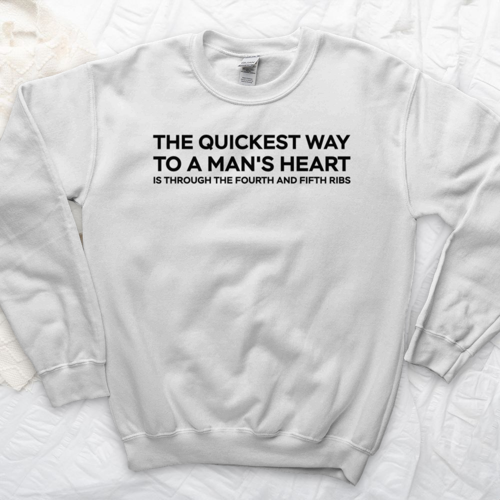 ''Way to a Man's Heart'' Sweatshirt