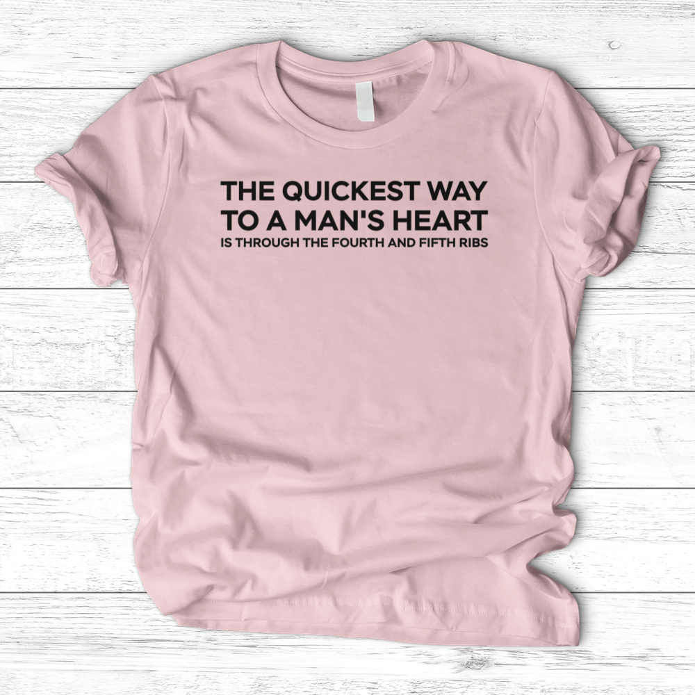 ''Way to a Man's Heart'' T- Shirt