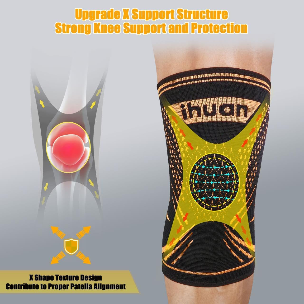 Copper Compression Knee Sleeve