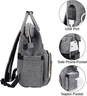 Nurse Laptop Backpack with Multiple Pockets