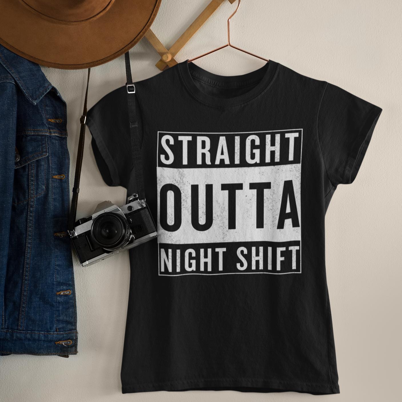 "Straight Outta Night Shift" T-Shirt